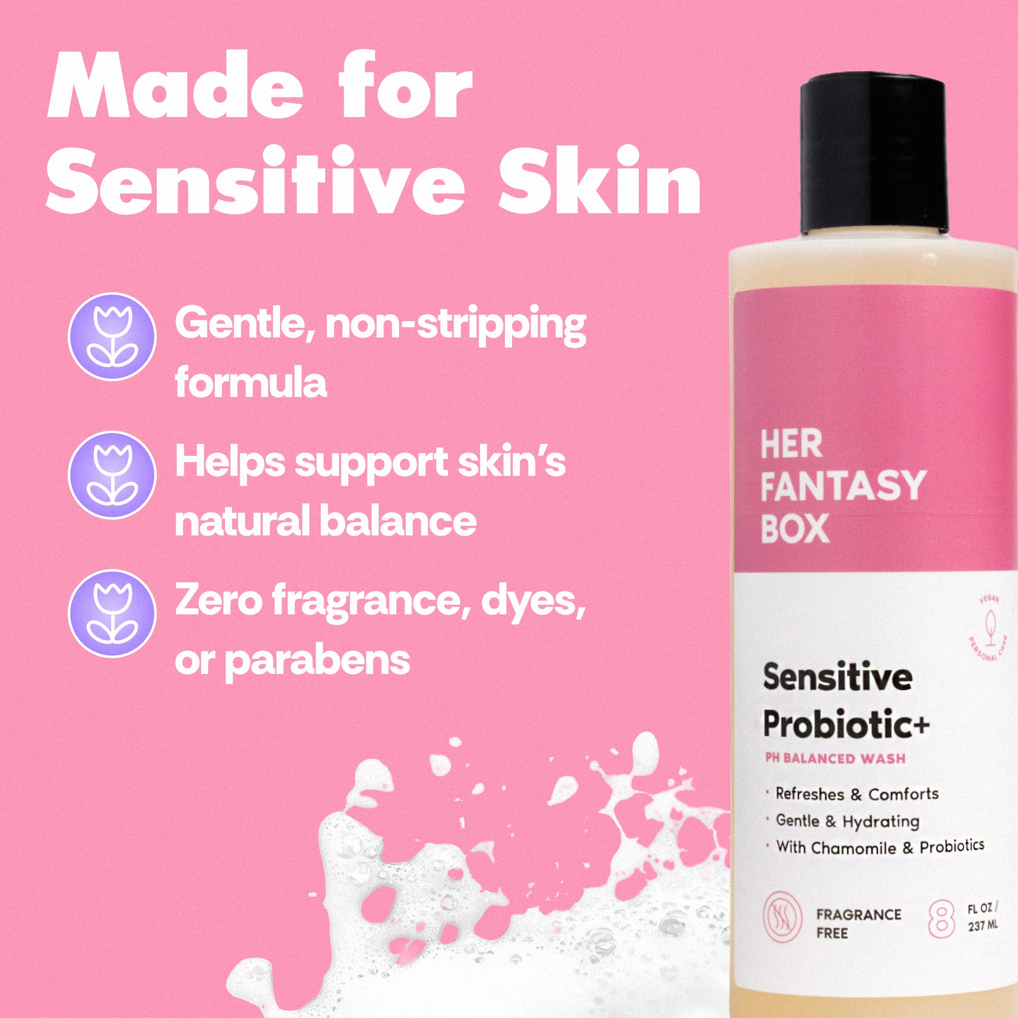 Sensitive Probiotic+ pH Balanced Feminine Wash - Image 4