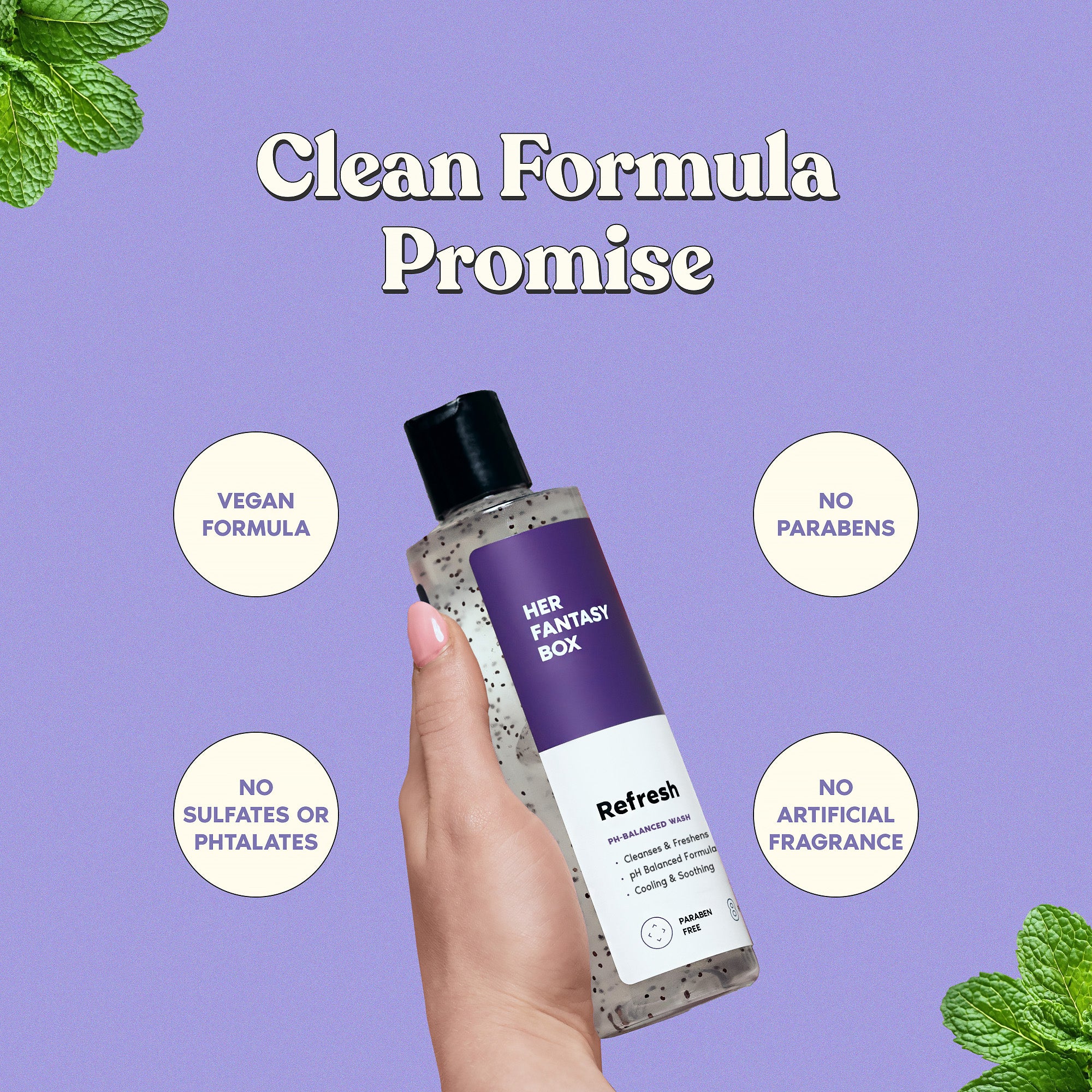 Refresh Plant Based Intimate Body Wash for Women - pH Balancing - Image 5